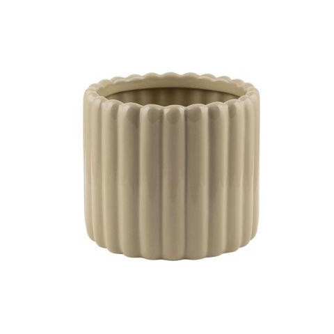 CILINDRO RIGATO CERAMICA TORTORA H.12.5